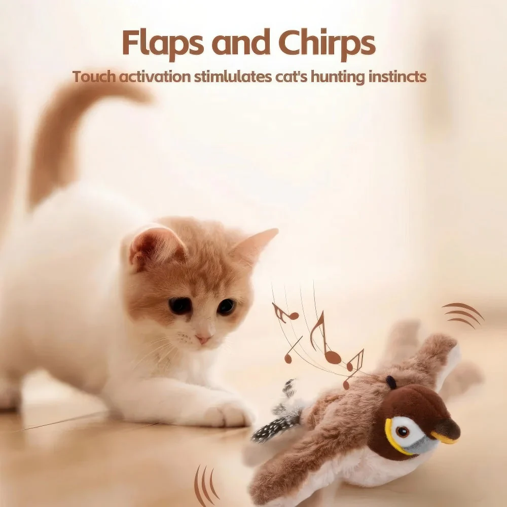 Whisker™ Flappy Bird Catnip Bird Toy